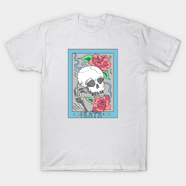 Death Tarot Card T-Shirt by bailezell